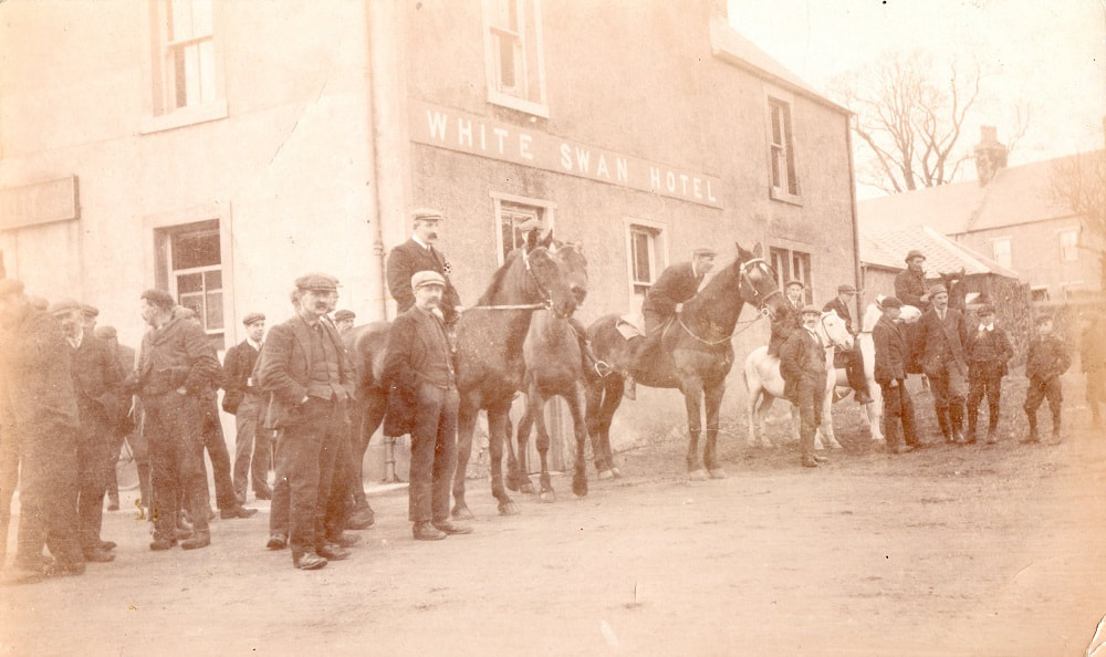 Horse Race at Yetholm Show c 1910.